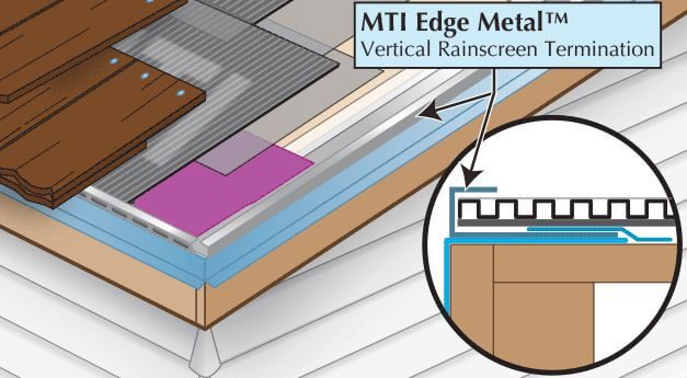 MTI Edge Metal 4' Long (104 Linear Feet/Tube)