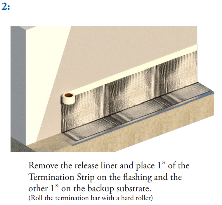 York No-Bow Termination Strip 2" x 50' (4 Rolls/Box)