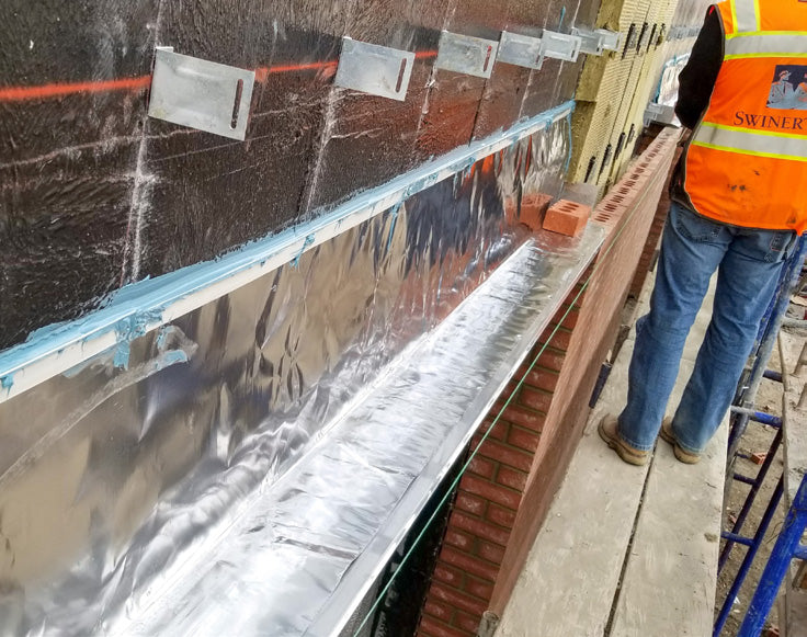 York 304 Self Adhering Stainless Steel Flexible Flashing - 50' Roll