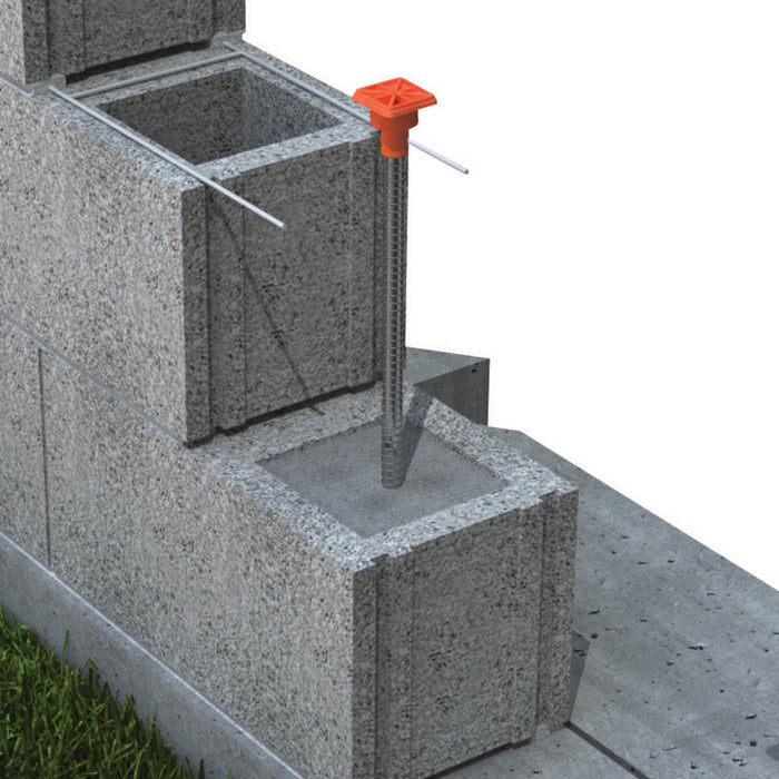 Hohmann & Barnard Osha Rebar Caps (25 Pieces/Box)