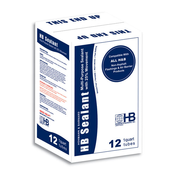 Hohmann & Barnard Sealant Quart Cartridge (Box of 12)