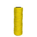#18 braided nylon mason line yellow high visibility 170 lb test for masonry layout brick and block alignment
