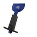 Masonry brick bolster with protective grip handle for precise cutting and splitting of brick and block