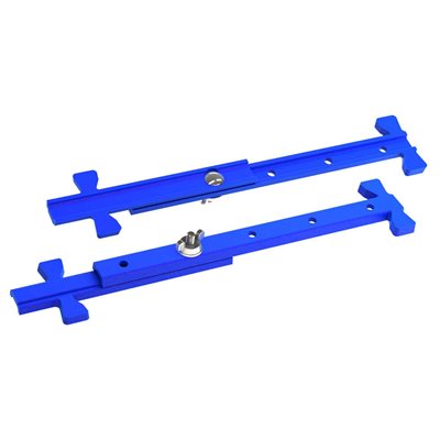 Bon Tool heavy duty sliding adjustable line stretchers for 4 to 12 inch block made of cast aluminum sold in pairs