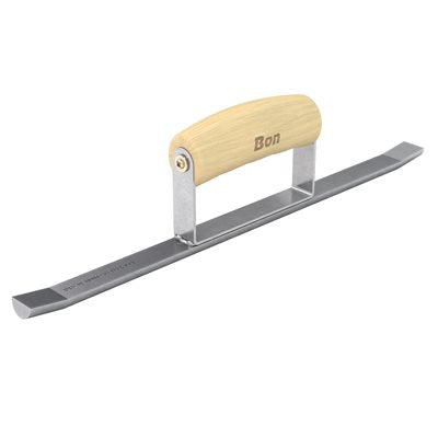 Half round sledrunner jointer 3/4 inch steel tool for forming half round masonry joints