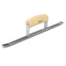 Half round sledrunner jointer 3/4 inch steel tool for forming half round masonry joints