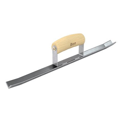 V sledrunner 3/4 inch 14 inch with wood wave handle for block masonry joints
