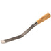 Grapevine jointer 5/8 inch with 1/8 inch square bit and wood handle for decorative masonry joints