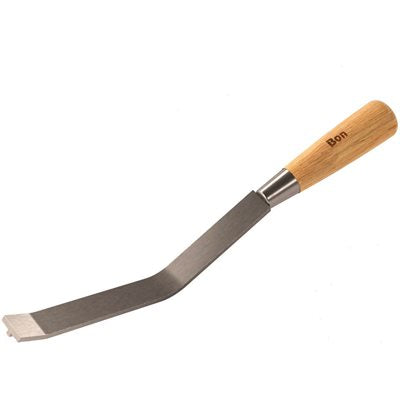 Grapevine jointer 3/4 inch with 1/8 inch square bit and wood handle for consistent brick joint finishing