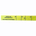 6 ft fiberglass modular brick rule with dual sided measurements for precise masonry layout and alignment