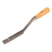 Wide square bead jointer 1/2 inch by 1/4 inch with wood handle for raised masonry and stone joints