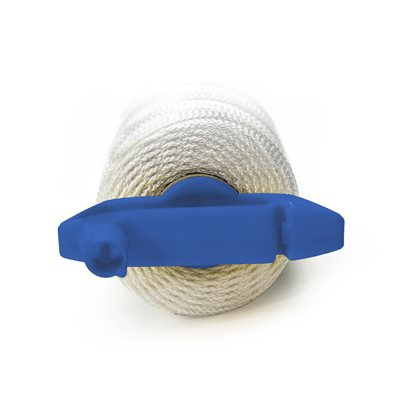 Reload Reel mason line white 500 ft #18 braided nylon line reel for masonry layout and straight line alignment