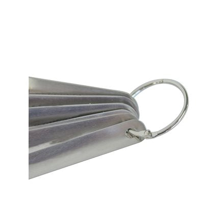 Stainless steel sealant joint tools with aggressive and passive elliptical tips for forming ASTM-compliant concave joints
