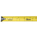 masonry tape measure 16 ft with modular spacing scales and 1 inch blade for consistent course spacing and layout