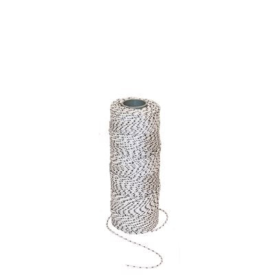 Bon Tool Blue Bayou white mason line with black flecks 685 ft braided nylon for masonry layout and alignment