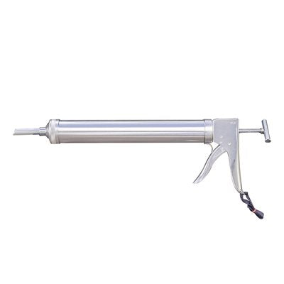 24 oz bulk grouting gun with 6 to 1 thrust ratio and multiple nozzles for grout and sealant application