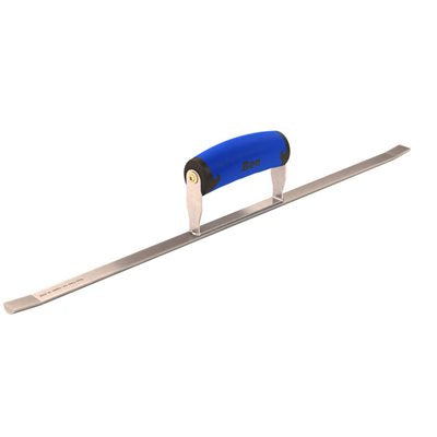 Half round sledrunner jointer 5/8 inch steel tool with comfort handle for smooth joint finishing