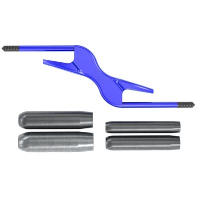 Aluminum handle barrel jointer with interchangeable steel barrels for consistent mortar joint finishing