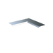 stainless steel drip edge inside flashing corners for masonry cavity wall systems