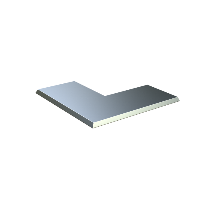 stainless steel drip edge outside flashing corners for masonry cavity wall systems
