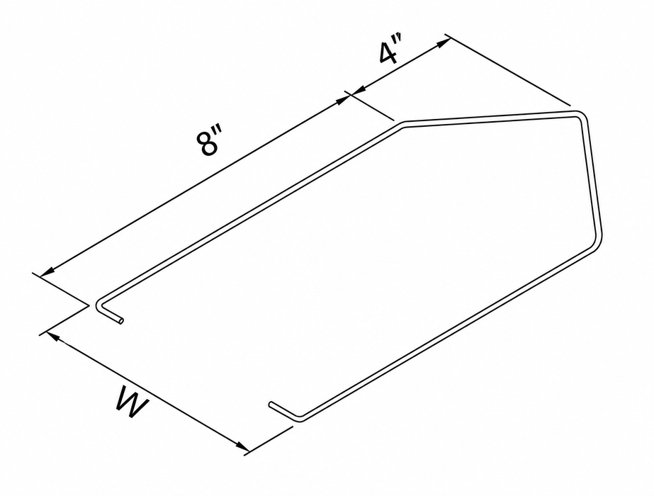 Hohmann & Barnard 301W – Hot-Dip Galvanized Column Web Tie (250 Pieces/Box)