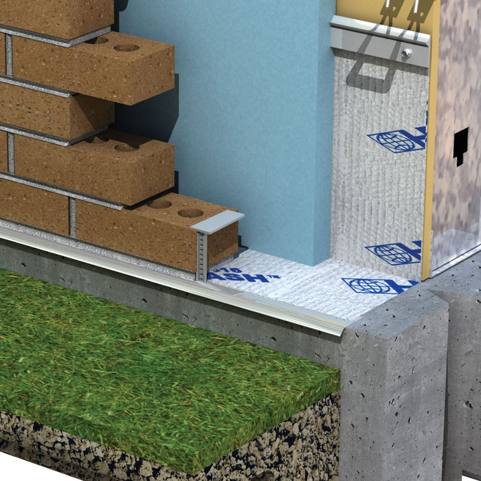 Hohmann & Barnard 343 Louvered Weep Holes for brick veneer walls providing moisture drainage and airflow