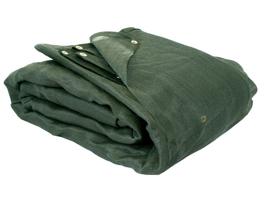 70 percent mesh debris tarp used for scaffolding enclosure and construction debris containment