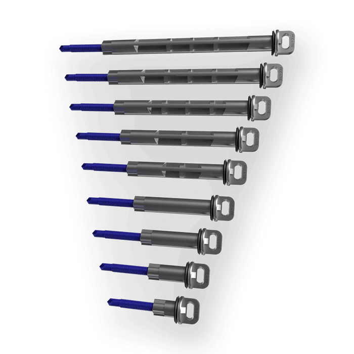 Heckmann Pos-I-Tie® Barrel Screws for reinforcing masonry walls and securing veneer anchors in construction projects