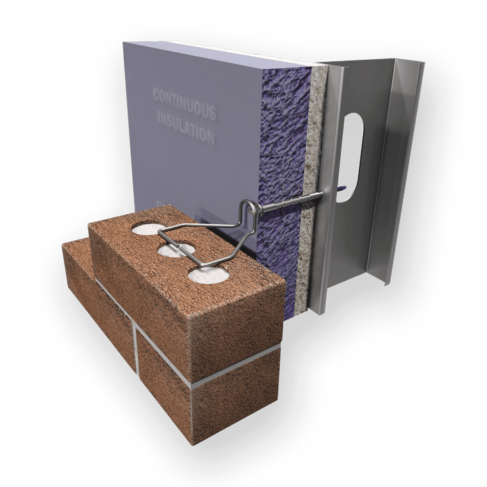 Heckmann Pos-I-Tie® Triangle Wire Ties for reinforced masonry walls, providing stable anchor placement and structural support