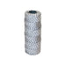 Bonded braided nylon mason line white with black flecks 1000 ft high strength #18 line for masonry layout and course alignment