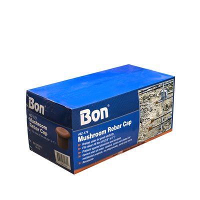 Mushroom Rebar Cap for 3/8" to 1" Rebar (200 Pieces/Box)