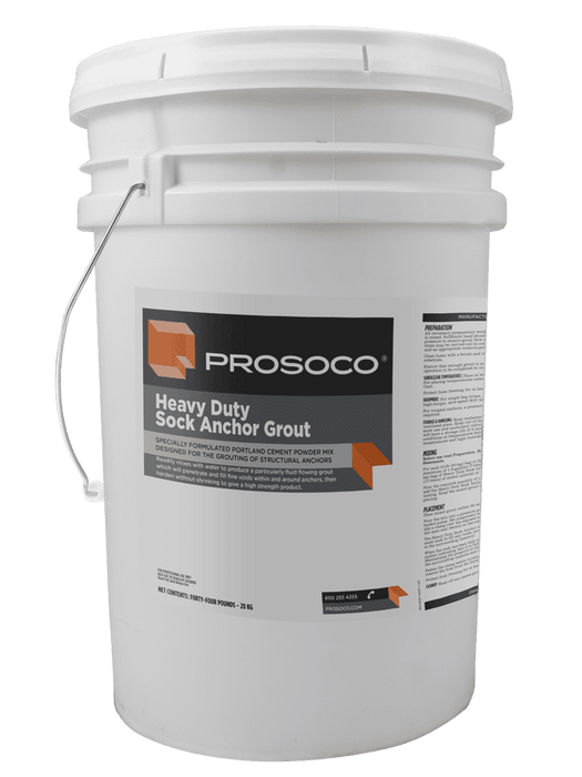 PROSOCO Heavy Duty Sock Anchor Grout – 44 lb Bag