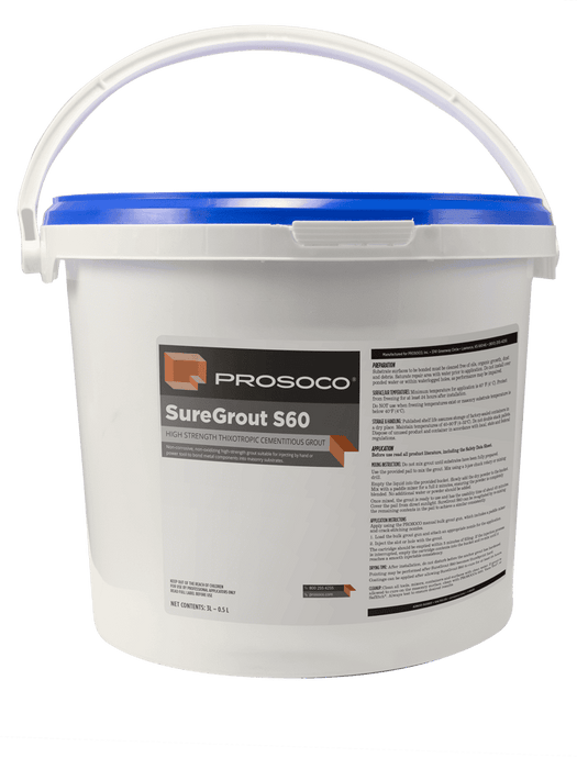 PROSOCO SureGrout S60 High-Strength Grout – 3 Liter Tub