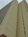 Tall building with a geometric facade design