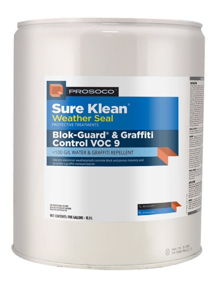 PROSOCO Blok-Guard & Graffiti Control VOC 9 – Solvent-Based Graffiti ...