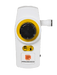 White and yellow device with a black circular component on a light gray background, featuring the Prosoco logo.