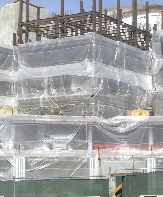 Locatable Poly String String Reinforced Poly Sheeting — MasonryDirect.com