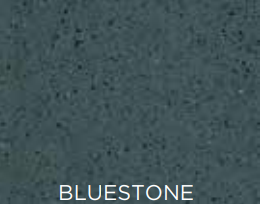 Textured blue stone pattern with 'BLUESTONE' label