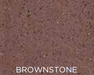 Brownstone color swatch with the word 'Brownstone' below it
