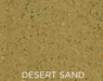Textured desert sand color swatch with 'DESERT SAND' label
