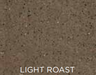 Text 'LIGHT ROAST' on a brown textured background