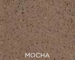 Mocha color swatch with a textured pattern
