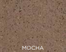 Mocha color swatch with a textured pattern
