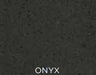 Dark gray textured background with 'ONYX' text