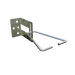 Metal wall bracket on a white background