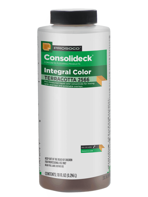 PROSOCO integral color for overlays liquid concrete colorant for decorative cementitious overlay systems