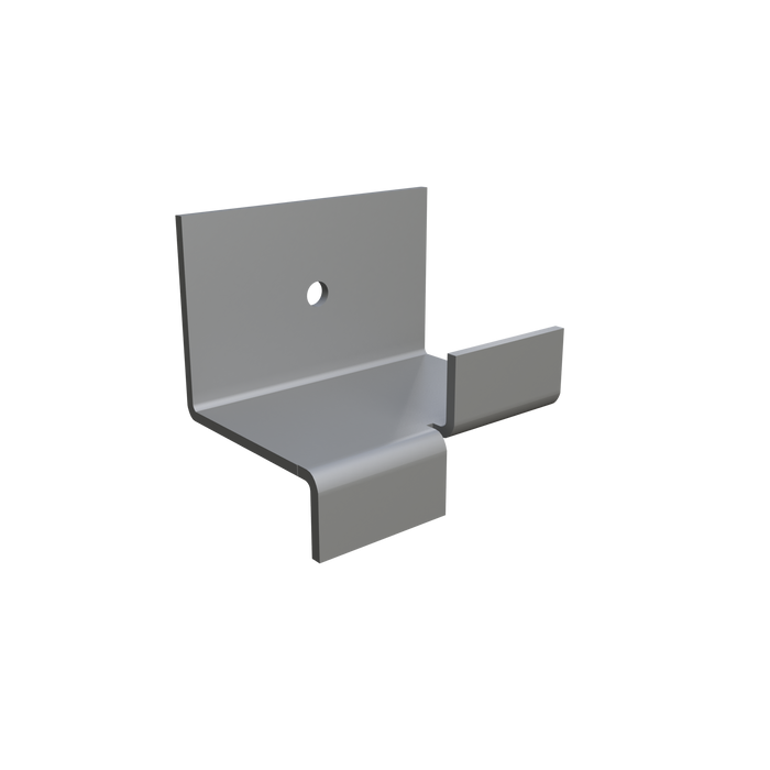 Split Tail Stone Anchor – 1-1/4" Wide, 1/8" Thick, Type 304 Stainless Steel