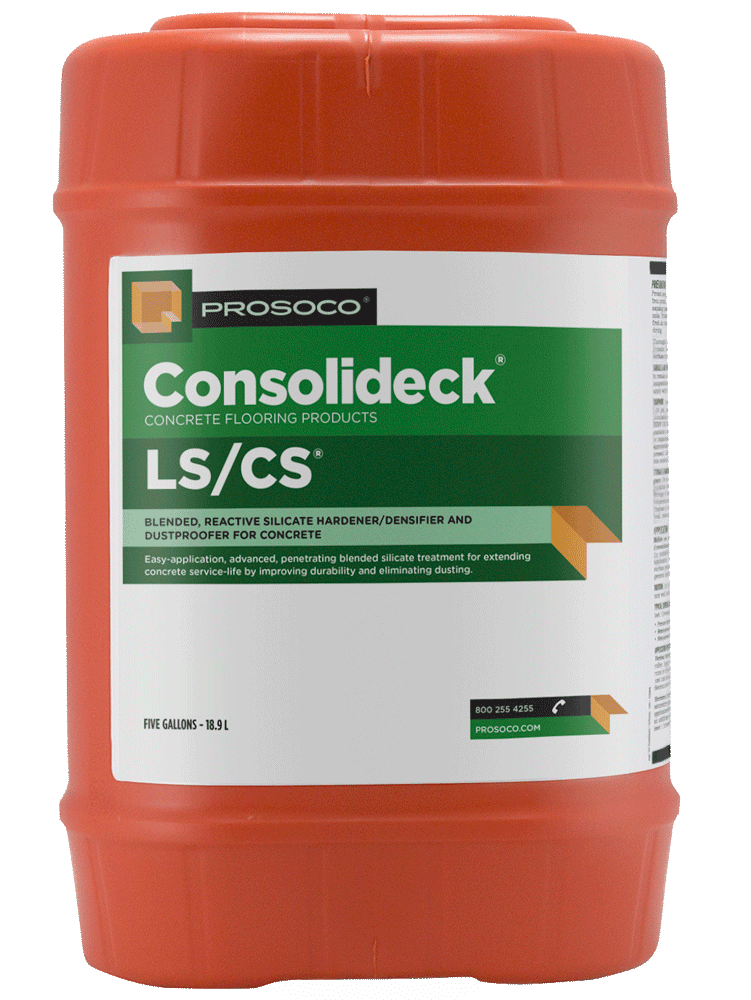 PROSOCO LS/CS – Concrete Hardener, Densifier & Dustproofer (5 Gallon ...