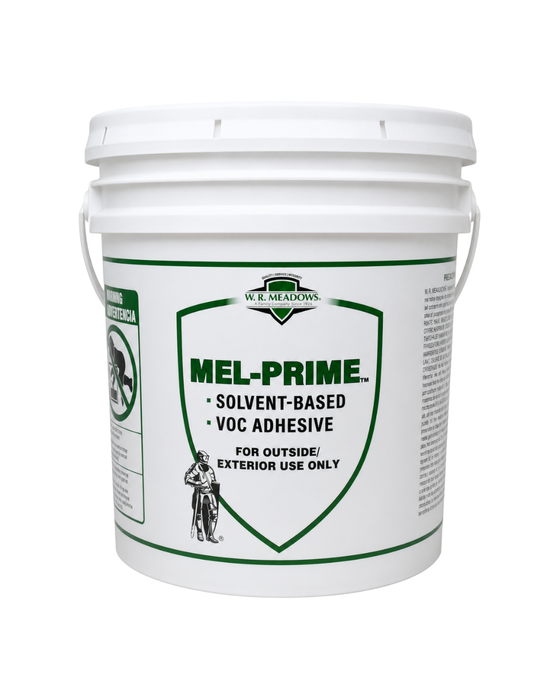 W. R. Meadows MEL-PRIME™ Solvent-Based VOC Adhesive – 5 Gallon Pail