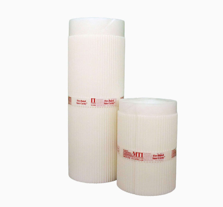 MTI Fire-Rated Sure Cavity for masonry walls ensuring fire protection while maintaining airflow and moisture management